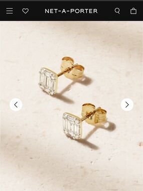STONE AND STRAND Diamond Stud Earrings